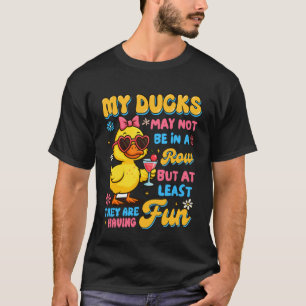 T-shirt Sarcasme Humour Canard Drôle Mes Canards Ne Sont P
