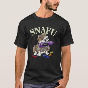 T-shirt Sarcasme Snafu Je Mange Des Crayons Mangeur De Bul