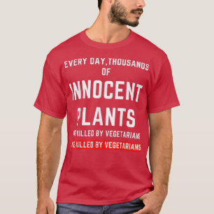 T-shirt Sarcasme végétarien Funny Humour végétarien T-shir