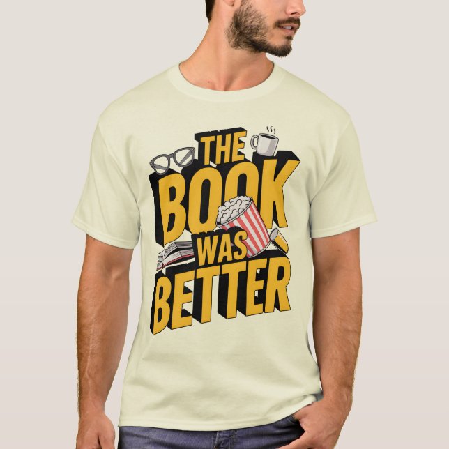 T-shirt Sarcastic Bibliophile Bold (Devant)