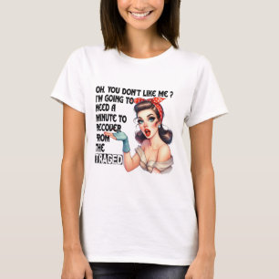 T-shirt Sarcastic Funny Cite Un Cadeau Pour Son Design Rét