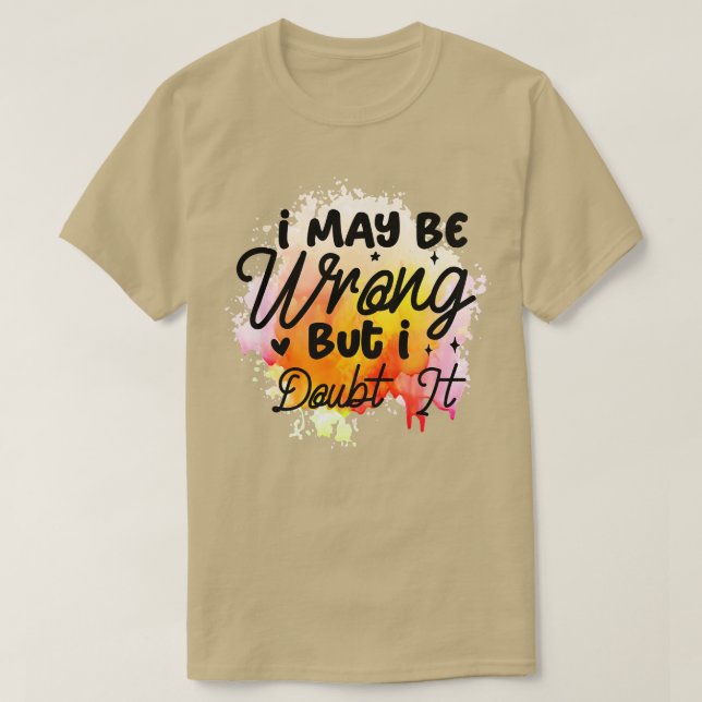 T-shirt Sarcastique 1 (Design devant)