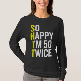 T-shirt Sarcastique 50 ans B Jour 50e Anniversaire Gag Gif
