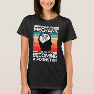 T-shirt Sarcastique Adulte Présente Diesel Garage Mécaniqu