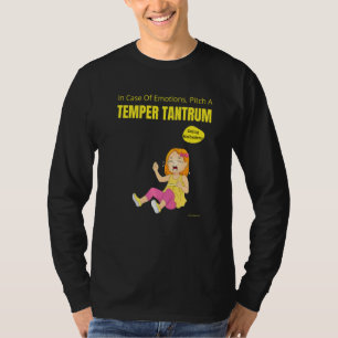 T-shirt Sarcastique En Coque D'Émotions Poser Un Tir Tempe