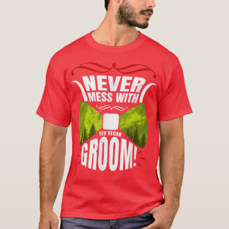 T-shirt Sarcastique Groom De Veganisme Dit :