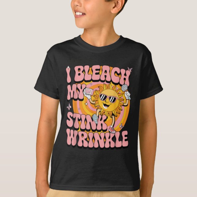 T-shirt Sarcastique Je Bleach My Stink Wrinking Funny Gag  (Devant)