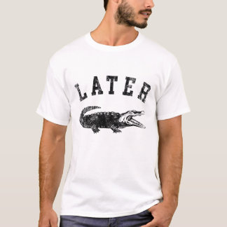 T-shirt Sarcastique PLUS TARD Drôle Femme Nouveauté