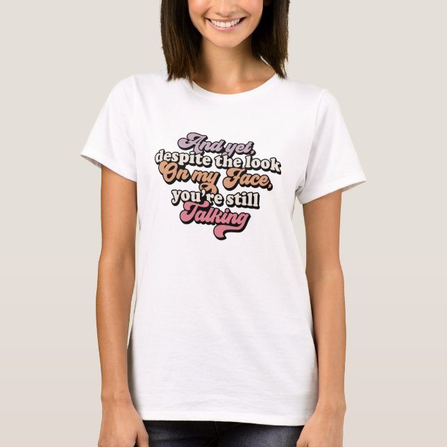 T-shirt sarcastique super rétro (Devant)