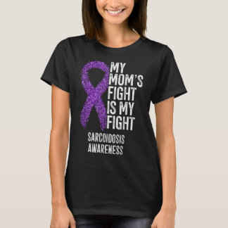 T-shirt Sarcoïdose My Moms Combat Est Mon Combat Sarcoïdos
