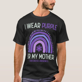 T-shirt Sarcoïdose Sensibilisation Je Porte Du Violet Pour