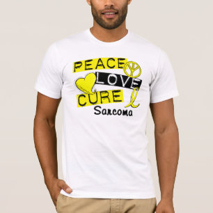 T-shirt Sarcome de traitement d'amour de paix