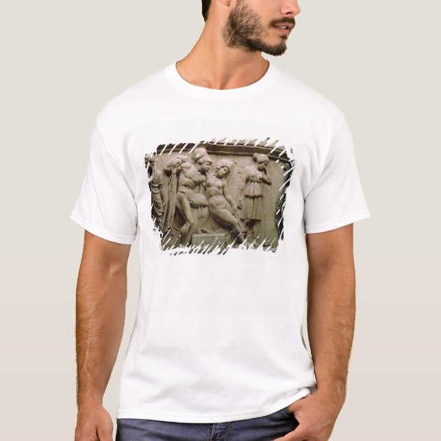 T-shirt Sarcophage grec avec une scène montrant la (Devant)