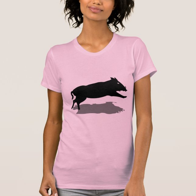 T-shirt Sardaigne, Cinghiale - Sanglier (fille) (Devant)