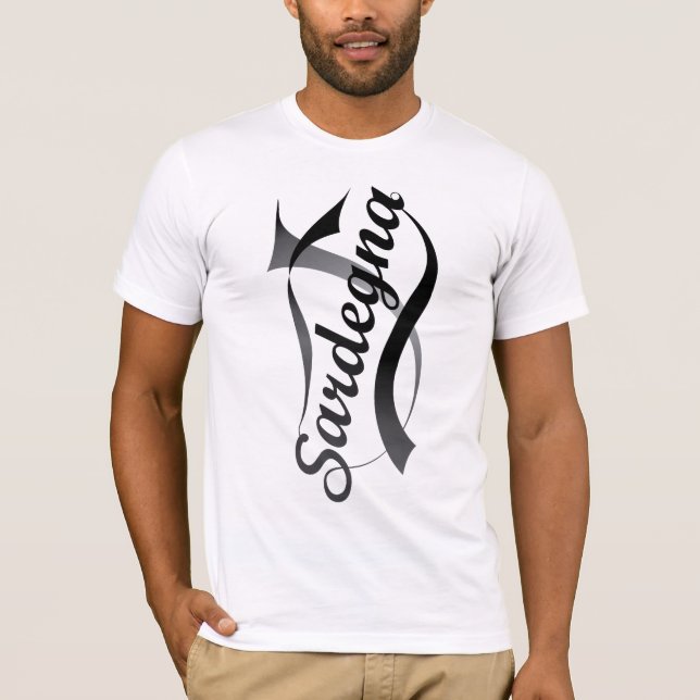 T-shirt Sardaigne, sport américain (Devant)
