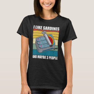 T-shirt Sardine anchois poissons plats de poisson cuisine