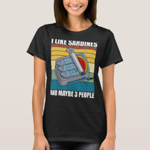 T-shirt Sardine anchois poissons plats de poisson cuisine