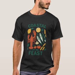 T-shirt Sardines au Festin Côtier Homard Amateur de Fruits