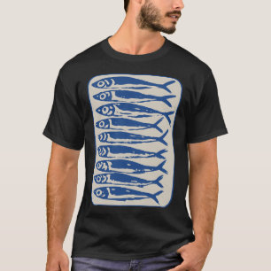T-shirt Sardines Bleues