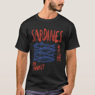 T-shirt Sardines Poisson en Conserve Nouveau Port Marché a