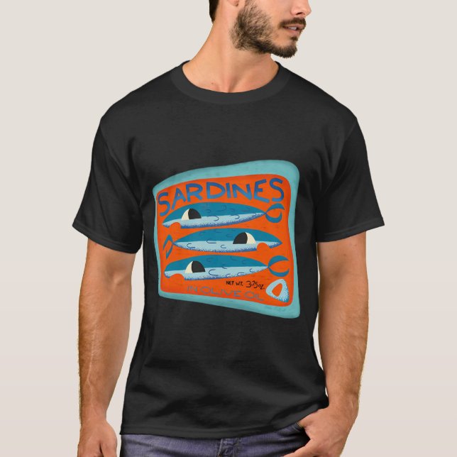 T-shirt Sardines Rétro (Devant)