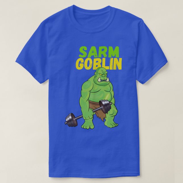 T-shirt Sarm Goblin Funky Body Building Gym Muscles Workou (Design devant)