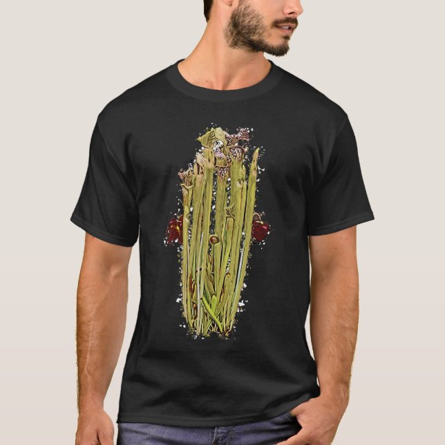 T-shirt Sarracenia leucophylla Carnivorous Plants (Devant)