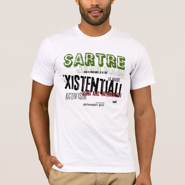 T-SHIRT SARTRE (Devant)