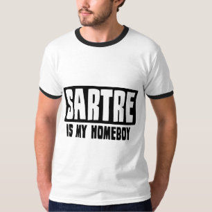 T-shirt Sartre est mon Homeboy