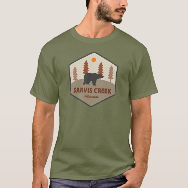T-shirt Sarvis Creek Wilderness Colorado Bear (Devant)