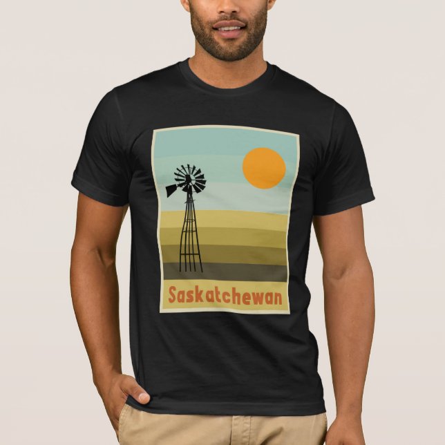 T-shirt Saskatchewan Canada (Devant)