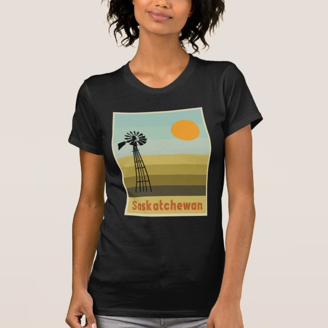 T-shirt Saskatchewan Canada (Devant)