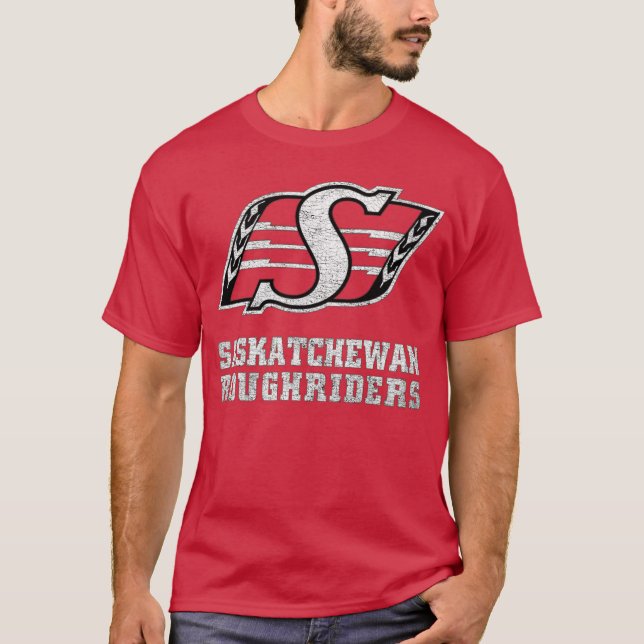T-shirt Saskatchewan Roughriders vintage (Devant)