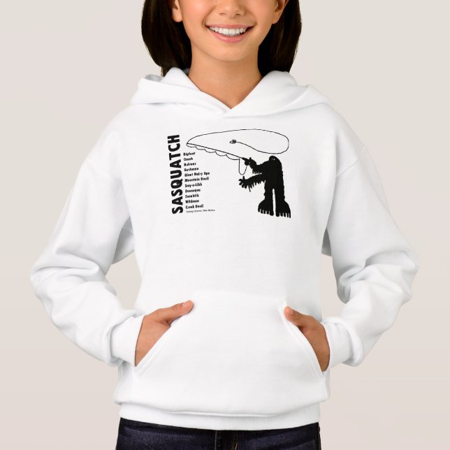 T-shirt Sasquatch Angler Petroglyph (Devant)