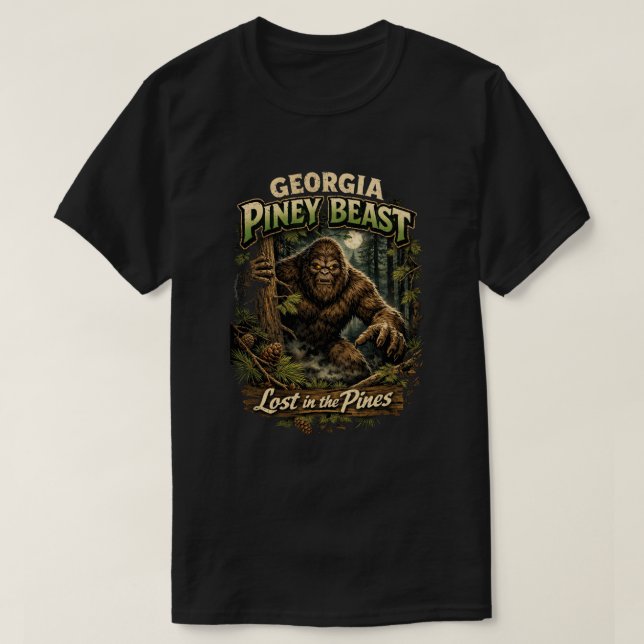 T-shirt Sasquatch Bigfoot (Design devant)