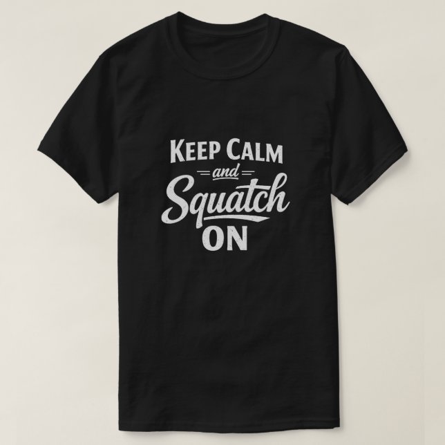 T-shirt Sasquatch Bigfoot (Design devant)