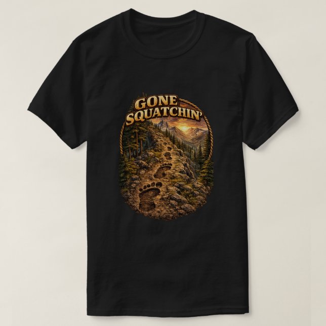 T-shirt Sasquatch Bigfoot (Design devant)
