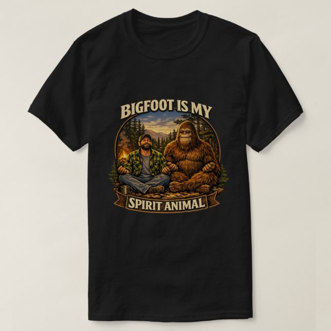 T-shirt Sasquatch Bigfoot (Design devant)