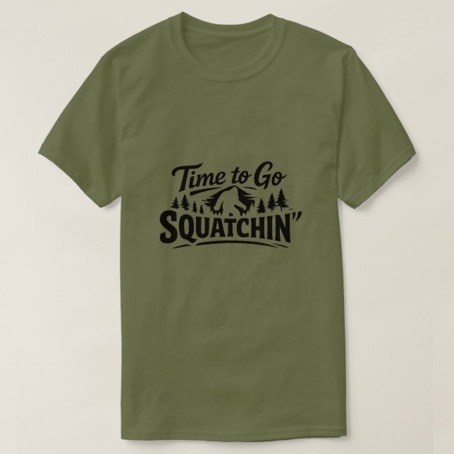 T-shirt Sasquatch Bigfoot (Design devant)