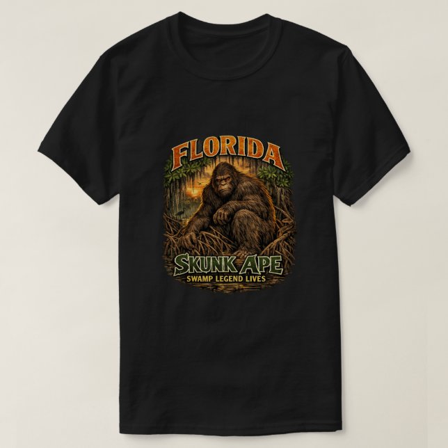 T-shirt Sasquatch Bigfoot (Design devant)