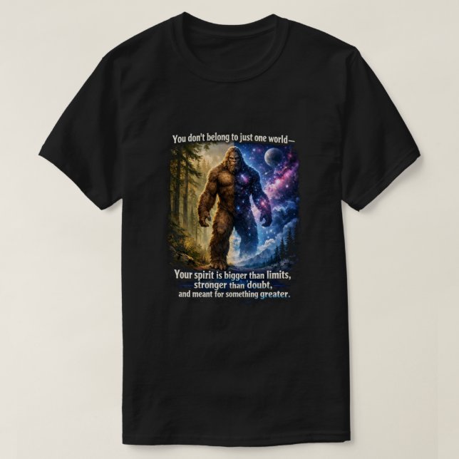 T-shirt Sasquatch Bigfoot (Design devant)