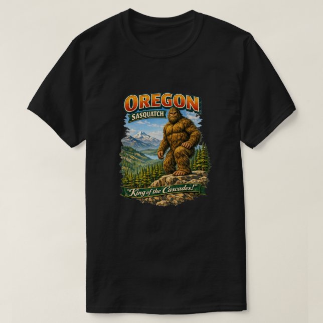T-shirt Sasquatch Bigfoot (Design devant)