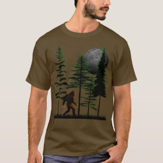 T-shirt Sasquatch Bigfoot Hiding