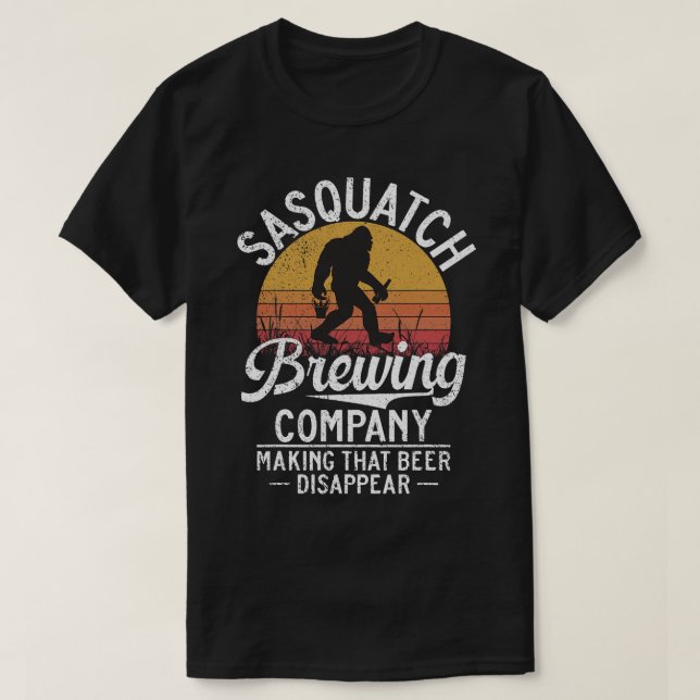 T-shirt Sasquatch Brewing Company Faisant Disparaître Cett (Design devant)