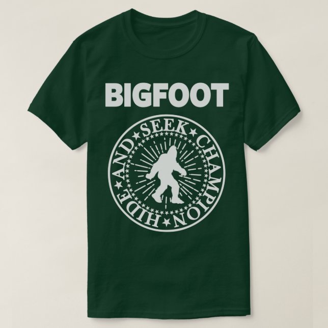 T-shirt Sasquatch Cryptid Funny Bigfoot 1 (Design devant)