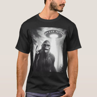 T-shirt Sasquatch drôle Sie avec un panneau de roche extra