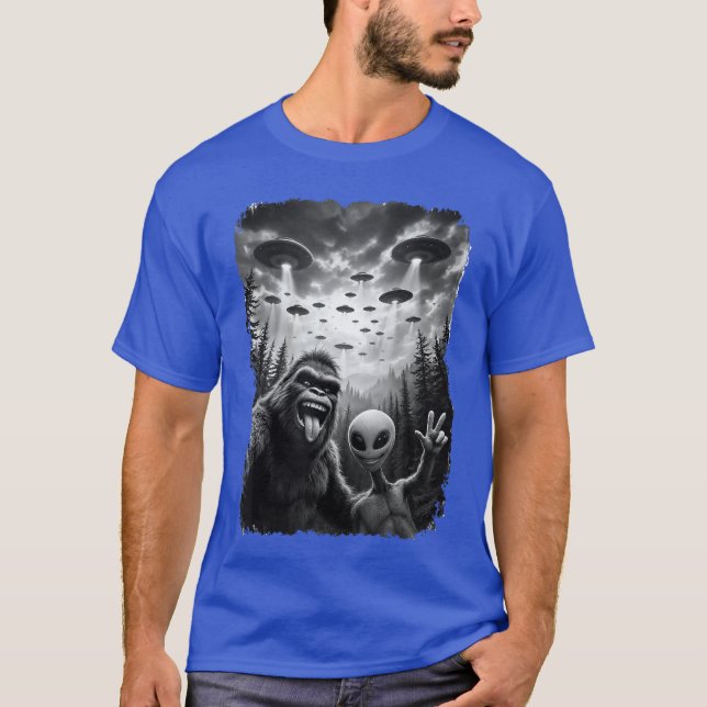 T-shirt Sasquatch extraterrestre drôle Bruh Sie drôle (Devant)