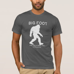 T-shirt Sasquatch Personnalisé Humour & Rires, Funny Bigfo