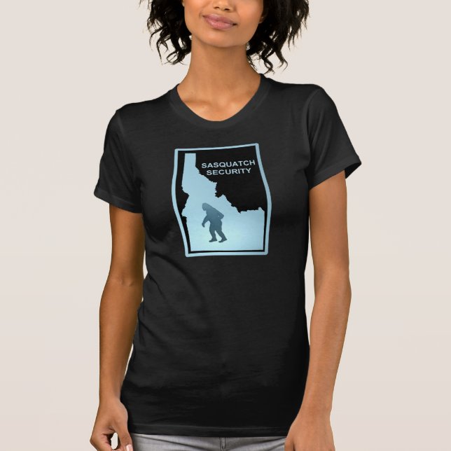 T-shirt Sasquatch Security - Idaho (Devant)