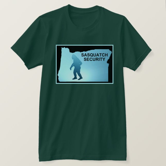 T-shirt Sasquatch Security - Oregon (Design devant)